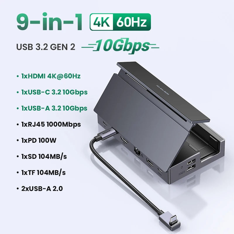 UGREEN 4K HDMI USB-C Hub & Docking Station for Ultimate Connectivity
