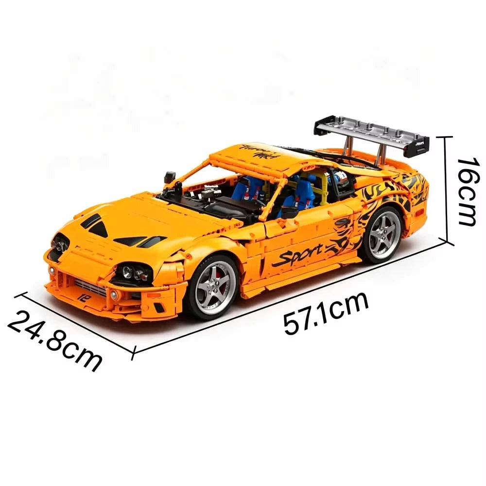MOULD KING 4508 PCS Super Sports Car Building Blocks A80 Model Kit