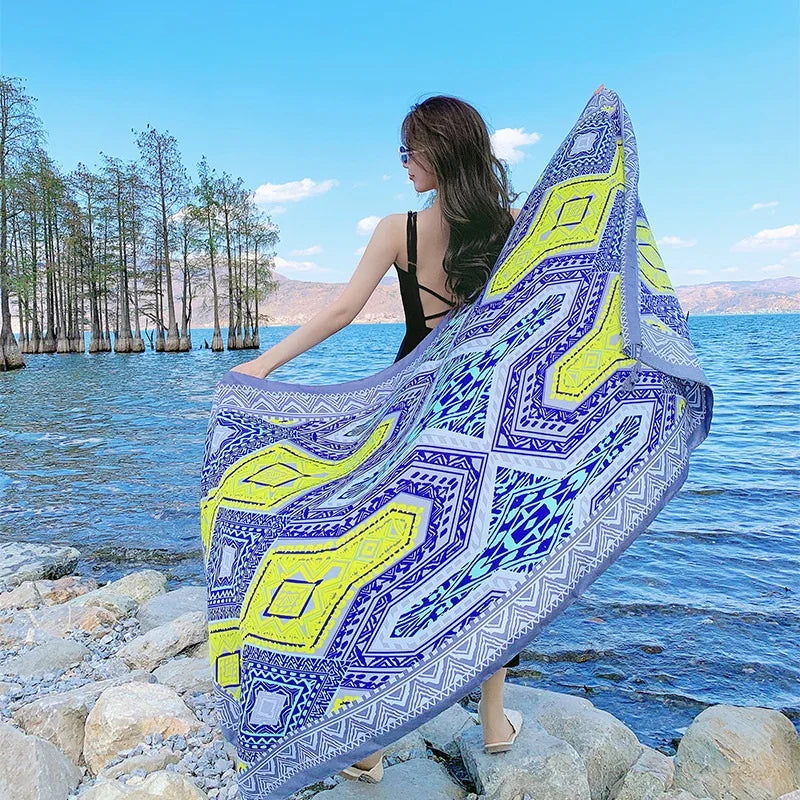 28 Stylish Travel Beach Shawls | 90x180cm Sunscreen Scarfs for Women