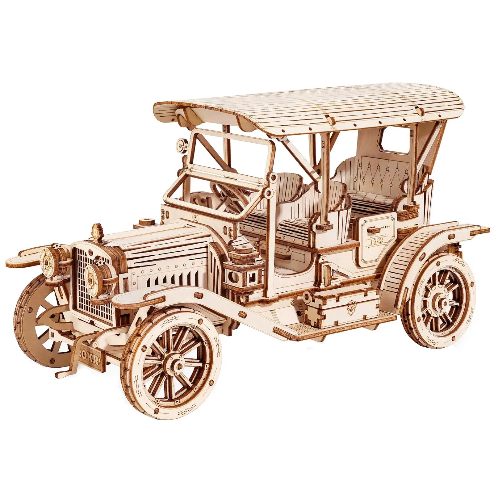 Robotime Rokr 3D Vintage Car Wooden Puzzle – Fun DIY Model Kit