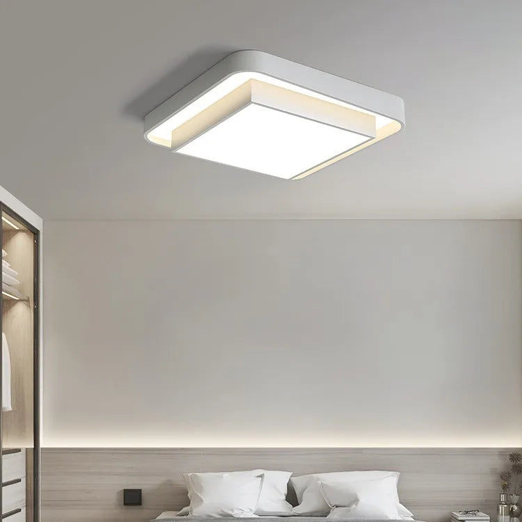 Modern Dimmable LED Flush Mount Ceiling Light for Home & Kitchen