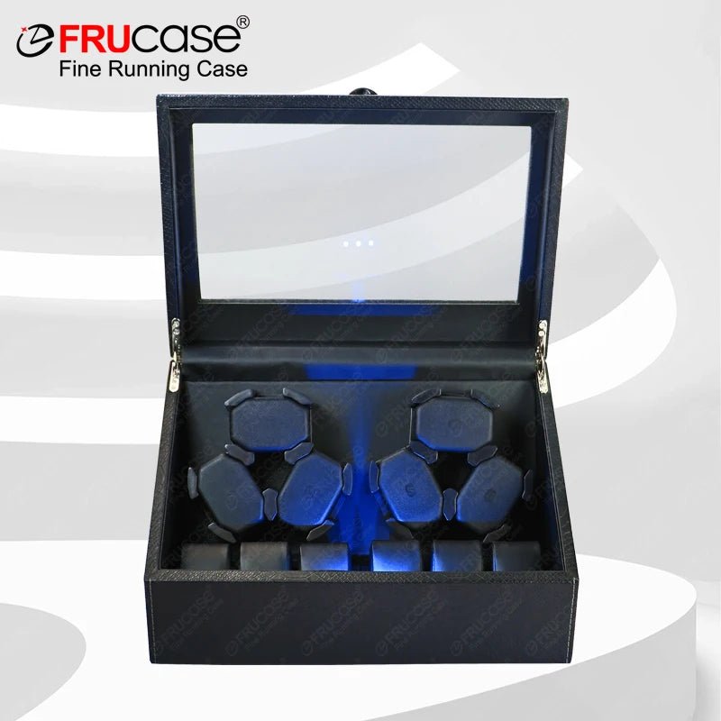 FRUCASE 6+6 Automatic Watch Winder – Elegant Timepiece Care