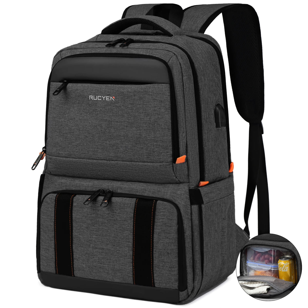 Insulated Backpack Cooler - Large Capacity Picnic & Travel Bag