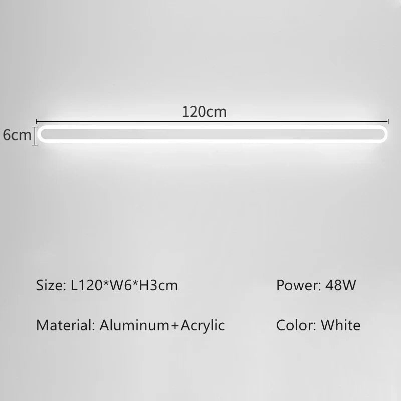 Smart LED Linear Wall Light - Dimmable & App Controlled Sconce