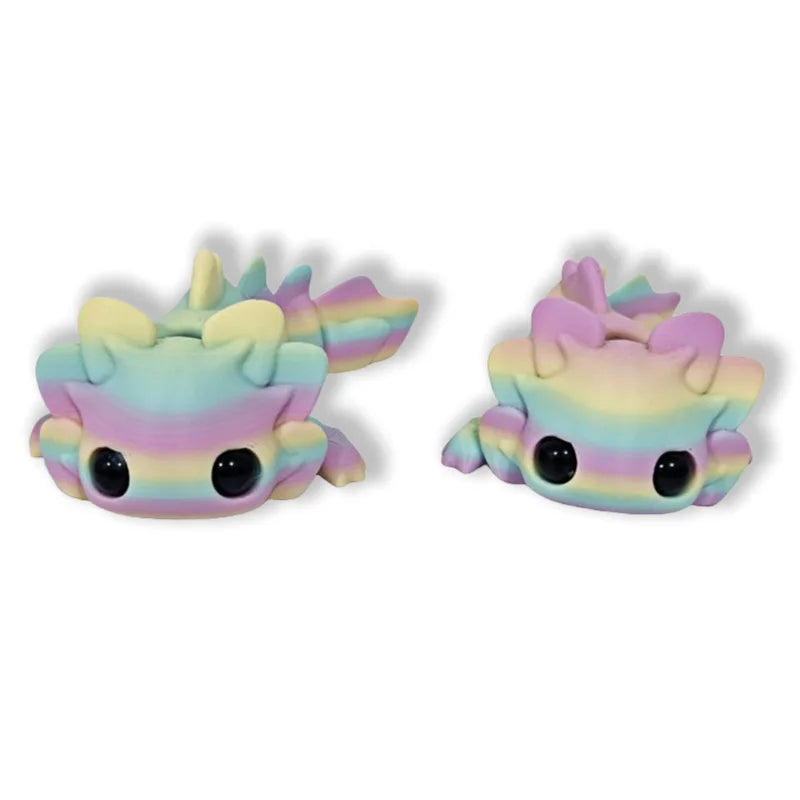 3D Printed Salamander Figures - Movable Toys for Kids & Home Decor