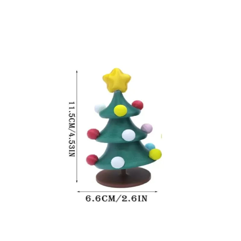 Dancing Rotating Christmas Tree Toy - Fun Holiday Desktop Decoration