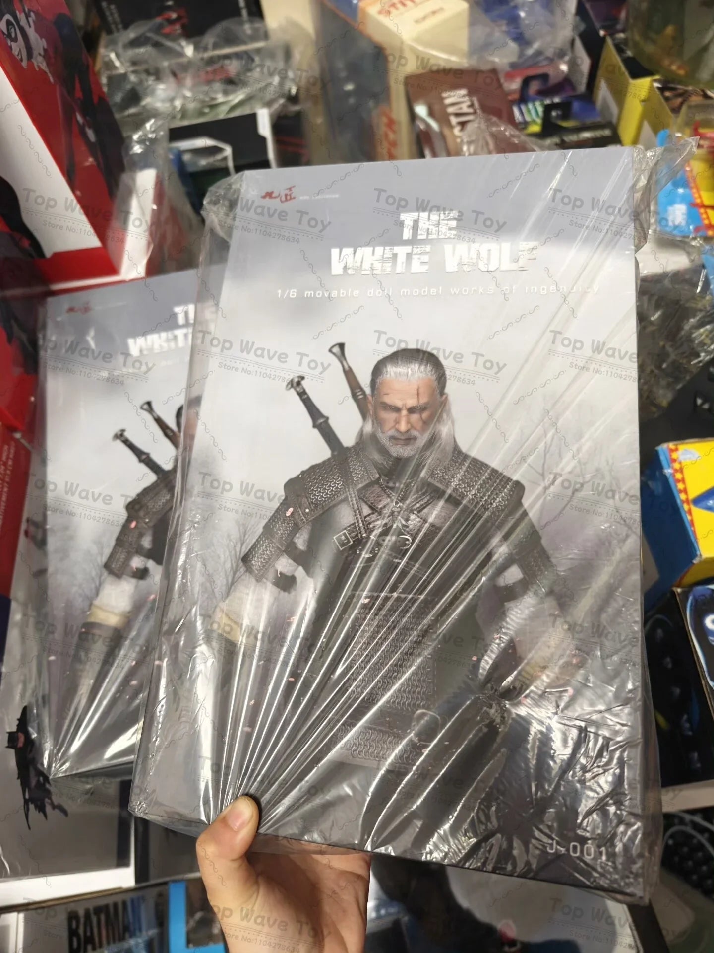 Nine Craftsmen J-001 Geralt Action Figure - 12" Collector's Toy