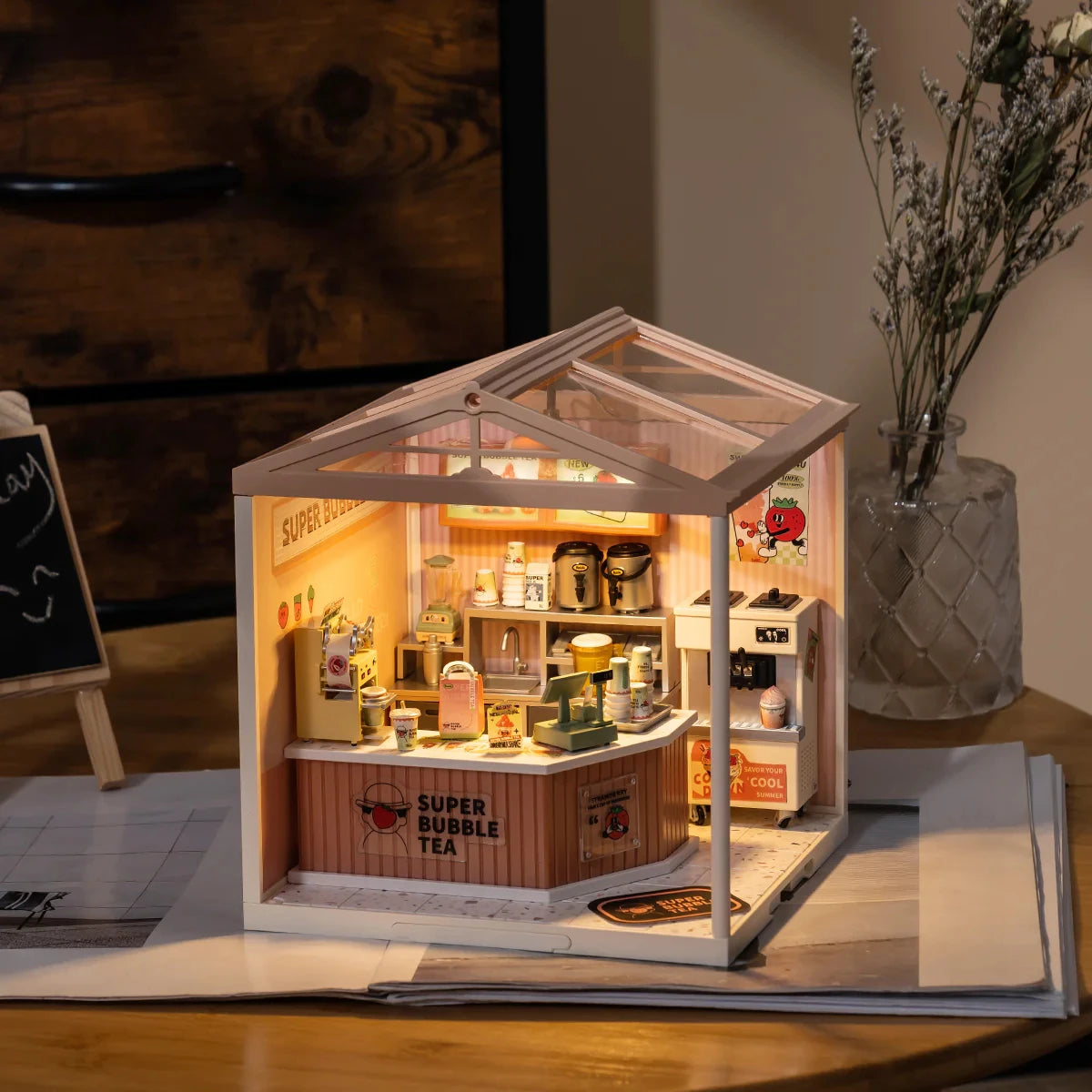 ROBOTIME Rolife Miniature Dollhouse Creative Home Decor for All Ages