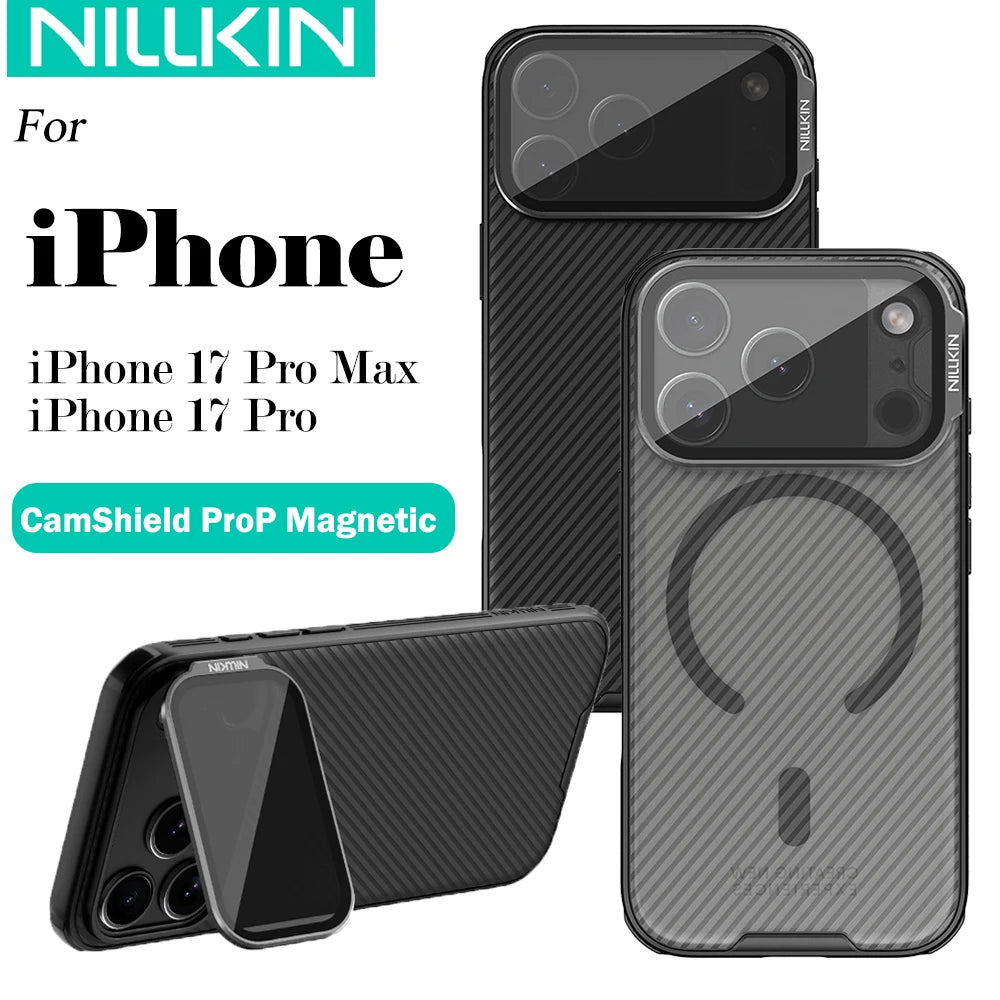 Nillkin Magnetic CamShield Case for iPhone 17 Pro Max - Hands-Free Style