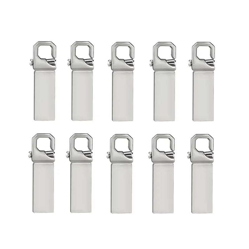 Customized USB Flash Drive – 10PCS, 64GB/32GB/16GB, High Speed