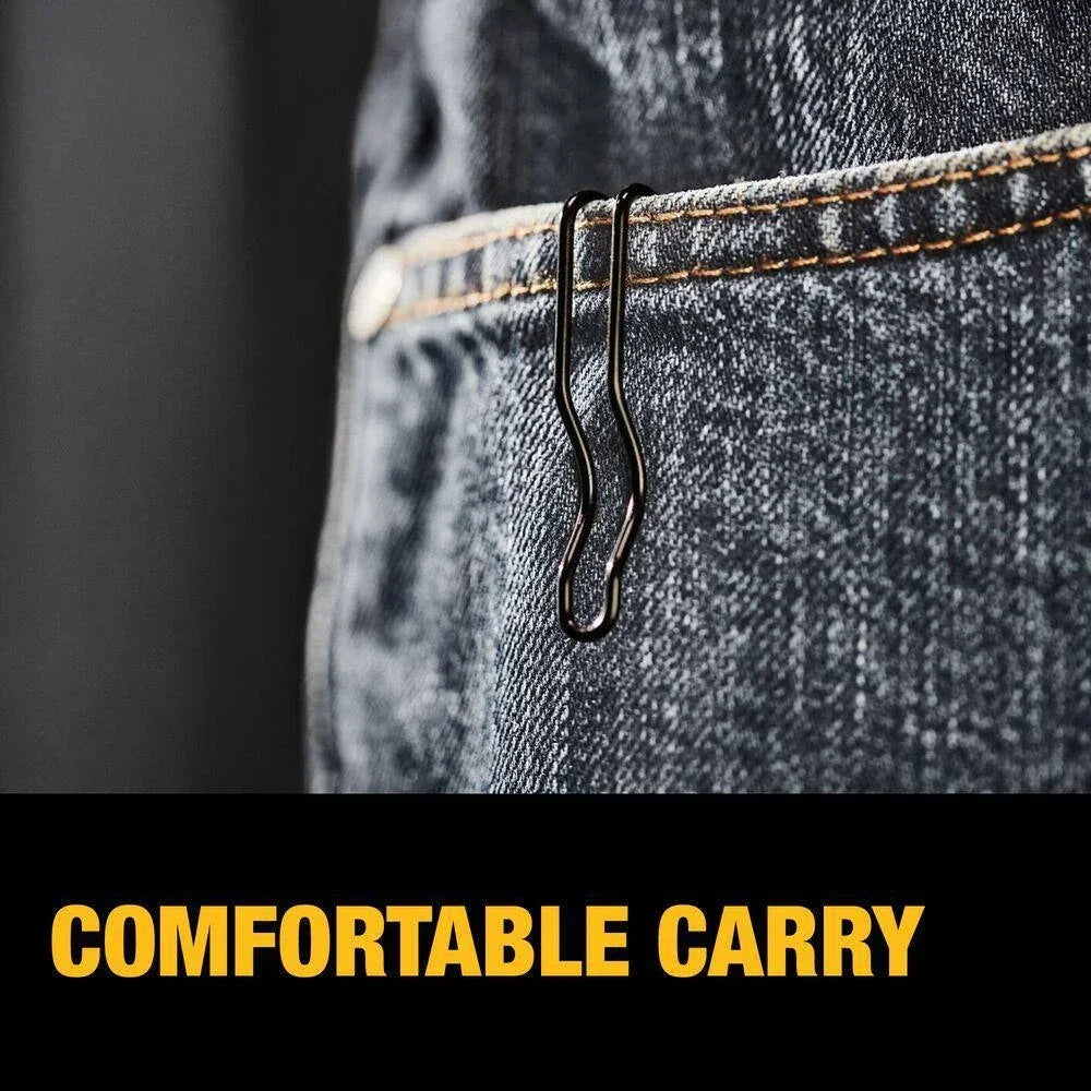 DEWALT Atomic Compact Folding Utility Knife - One-Handed Operation