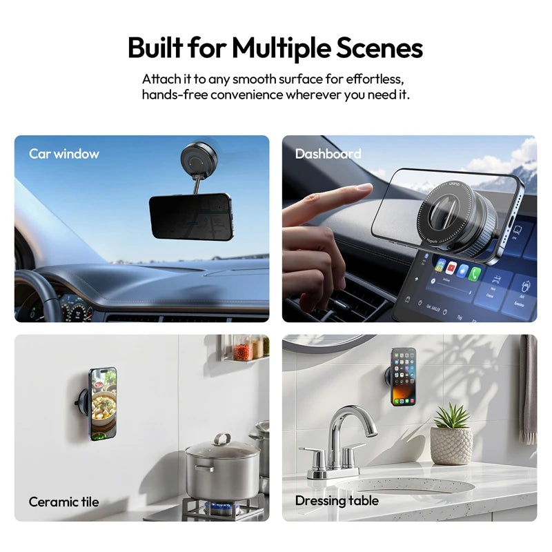 Ulanzi SK-25 Magnetic Phone Mount for Car Windshield & Dashboard