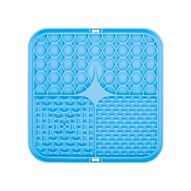 Silicone Pet Lick Mat - Anti-Choking Slow Feeder for Dogs & Cats