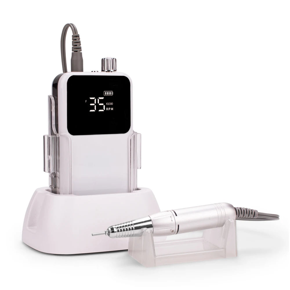 SIMINAIL Rechargeable Nail Drill - 35,000 RPM Electric File Machine