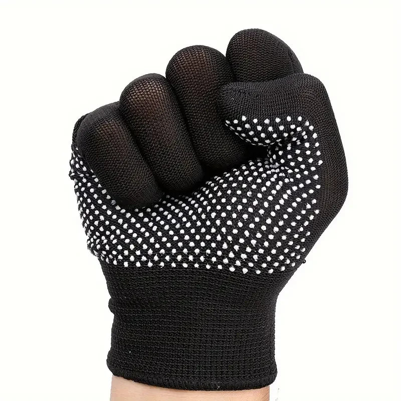 10PC Breathable Nylon Gloves - Non-Slip for Cycling, Fishing & Camping