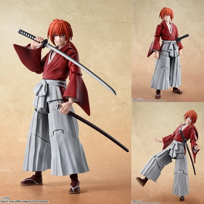 Bandai Shf HIMURA KENSHIN Action Figure - Rurouni Kenshin Collectible