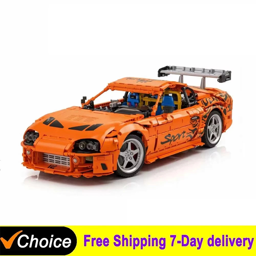 MOULD KING 4508 PCS Super Sports Car Building Blocks A80 Model Kit