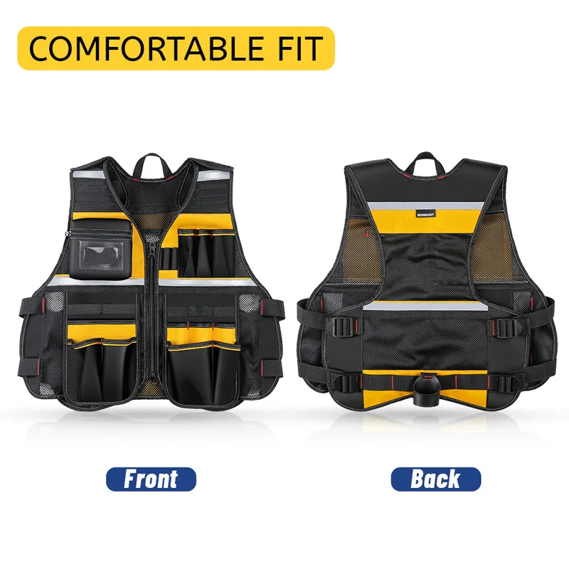 WINHUNT Multi-Pocket Tool Vest Bag - Adjustable & Convenient Storage