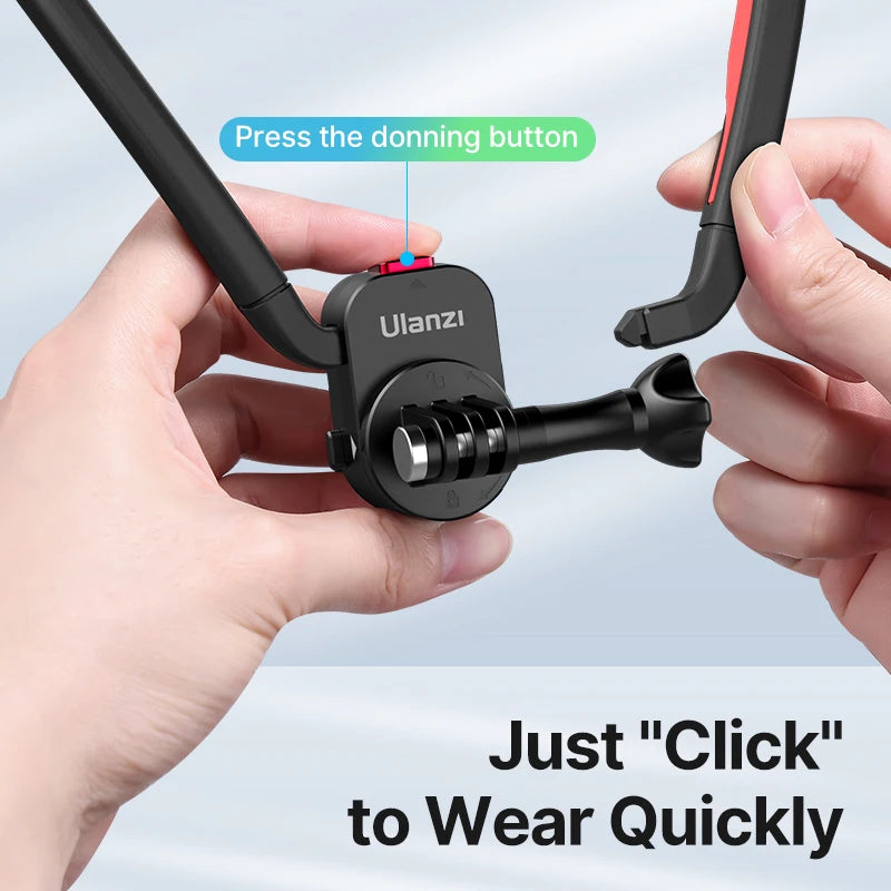 Ulanzi Go Quick II Magnetic Neck Holder for Action Cameras
