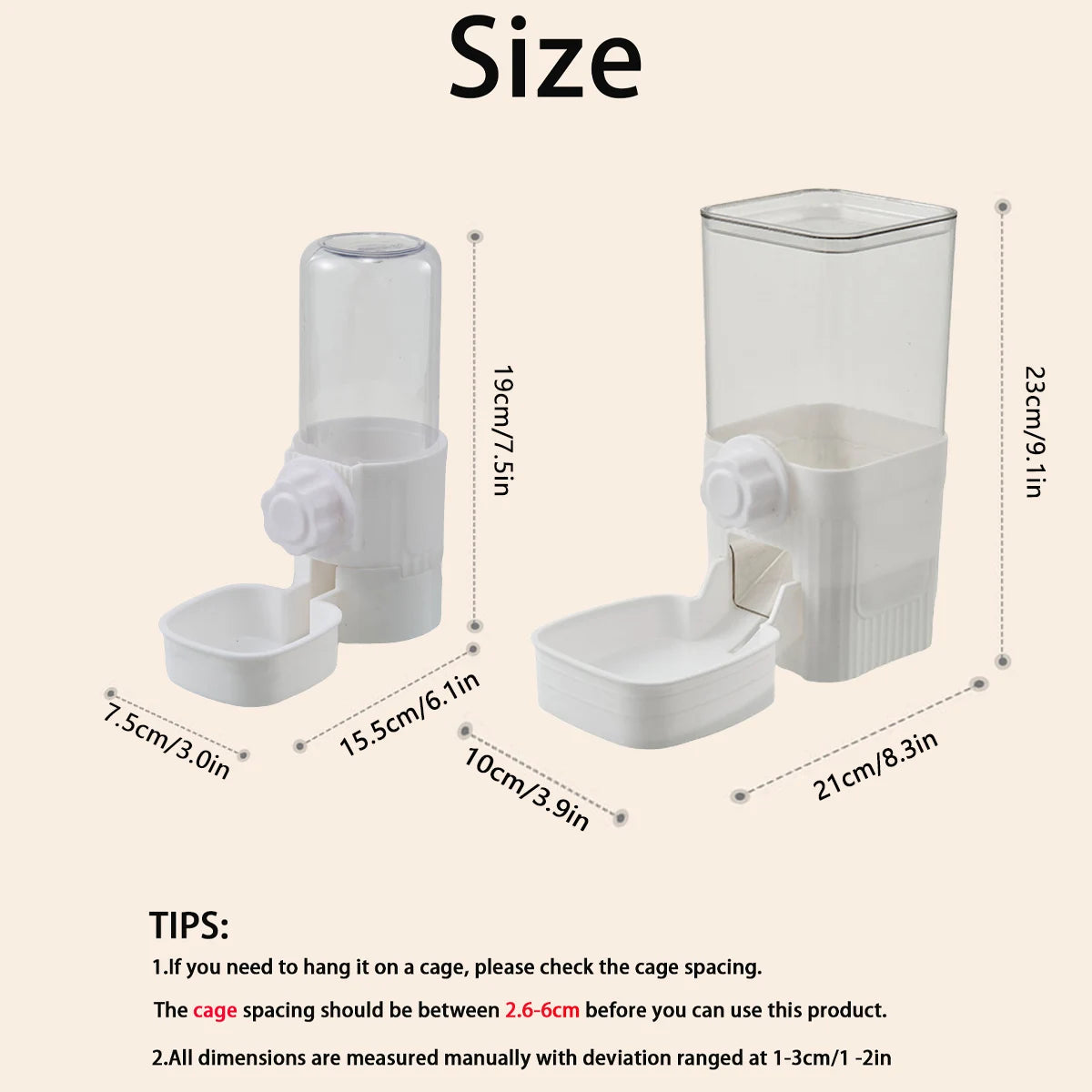 Automatic Pet Feeder & Water Dispenser for Small Dogs, Cats, and Rabbits