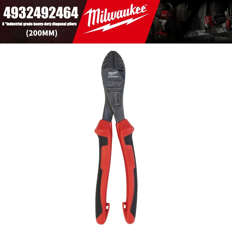 Milwaukee 8" Heavy-Duty Diagonal Pliers - Multifunctional Tool