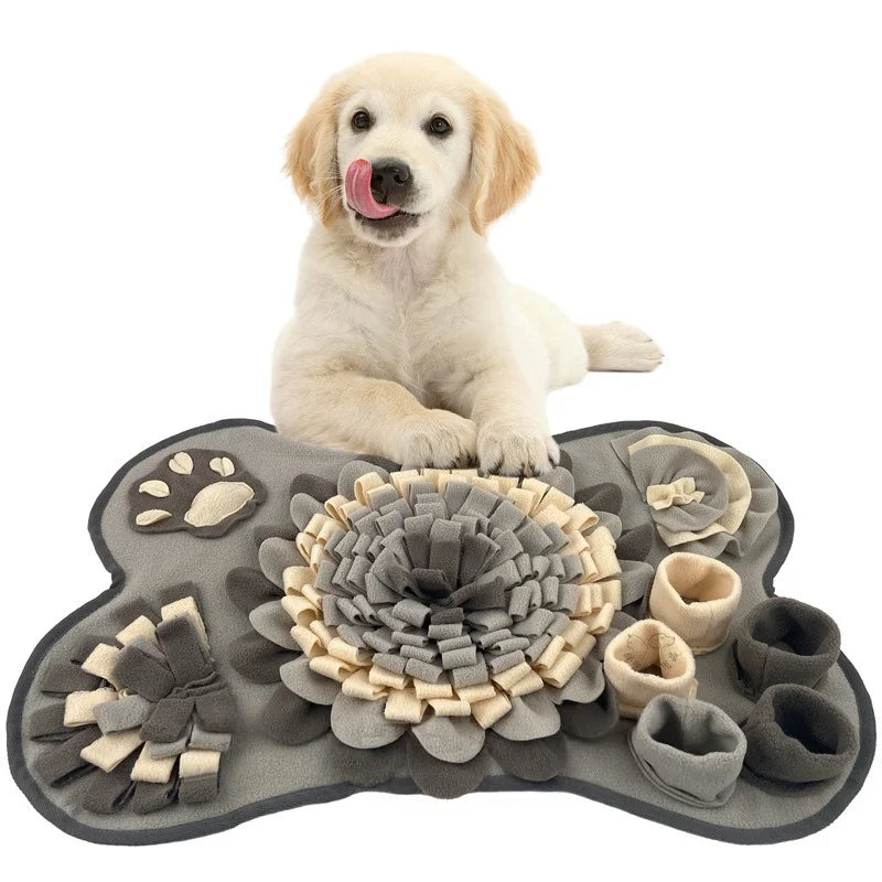 Interactive Dog Snuffle Mat - Anxiety Relief & Fun Squeaky Toy