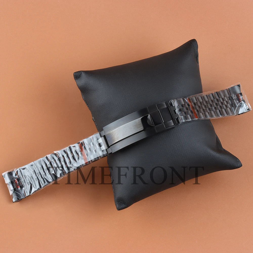 Stylish 20mm Stainless Steel Watchband - Rose Gold/Black/Gold
