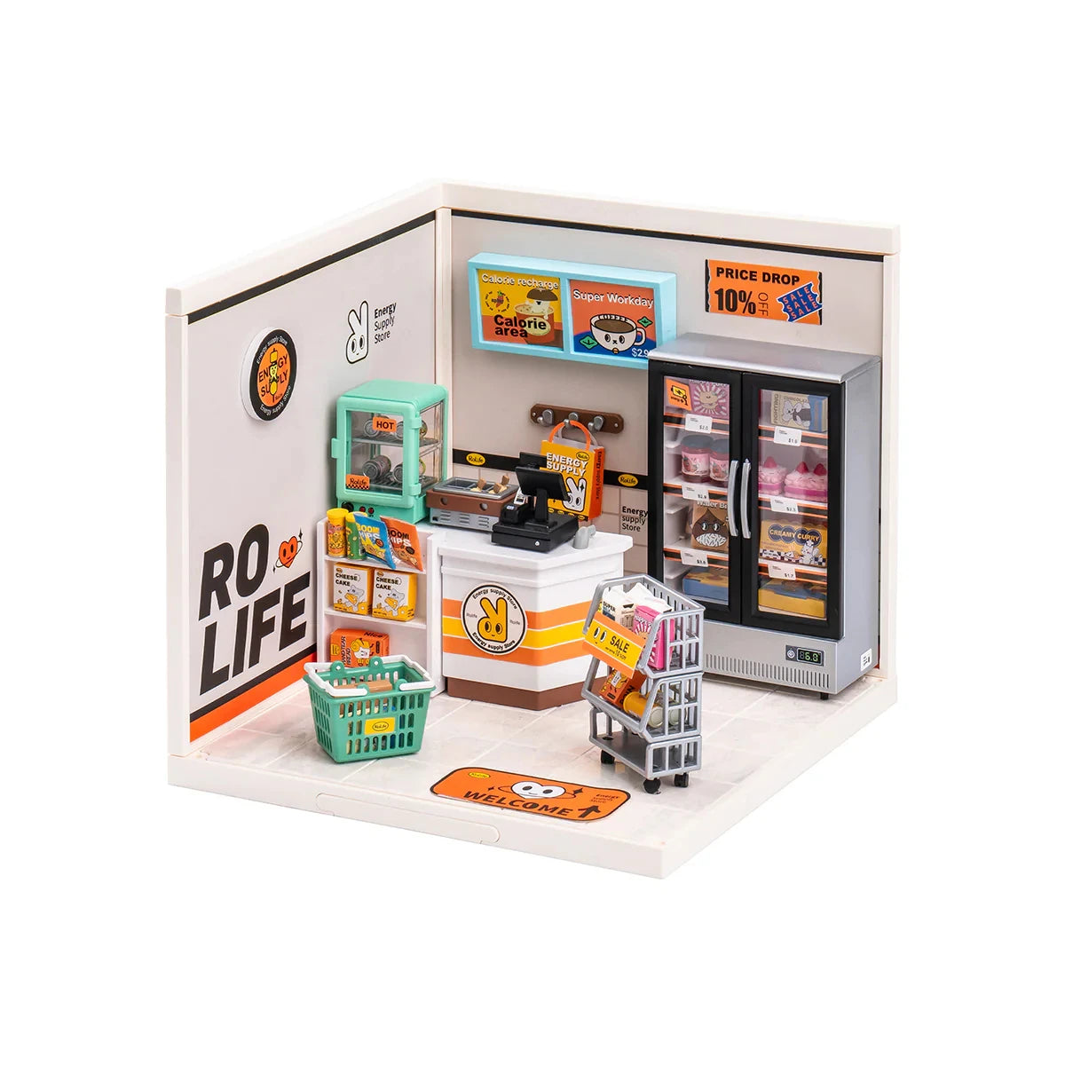 Rolife DIY Miniature House Cafe - Fun Building Kit for All Ages