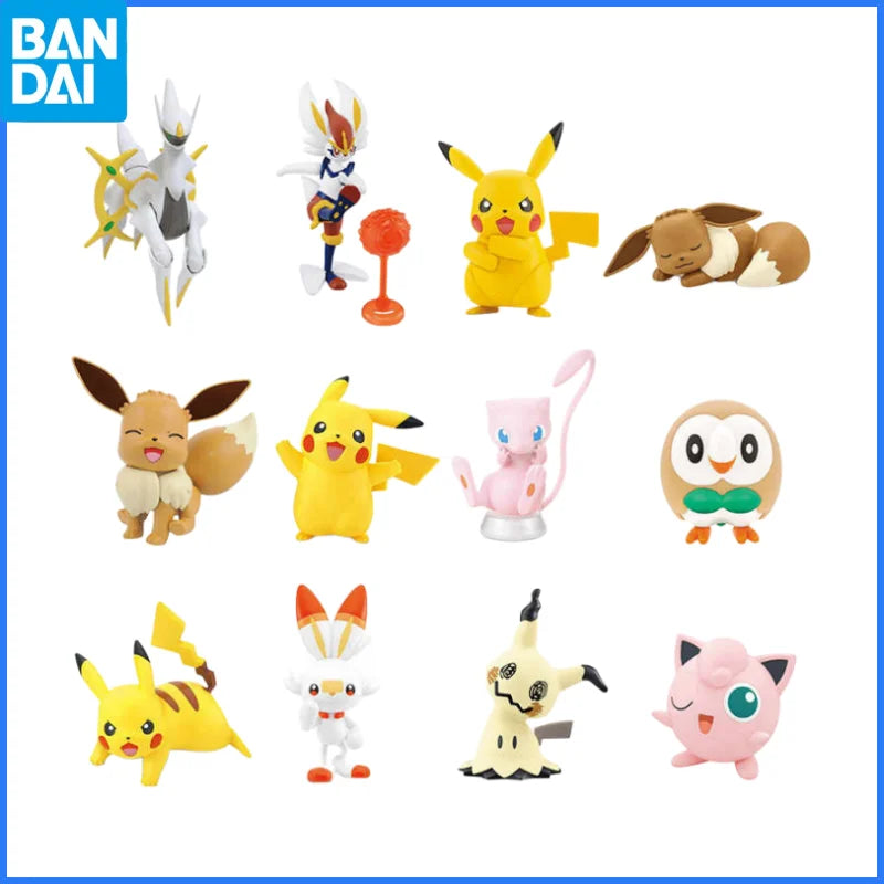 Bandai Pokémon Riolu Lucario Cinderace Action Figure Model Toy