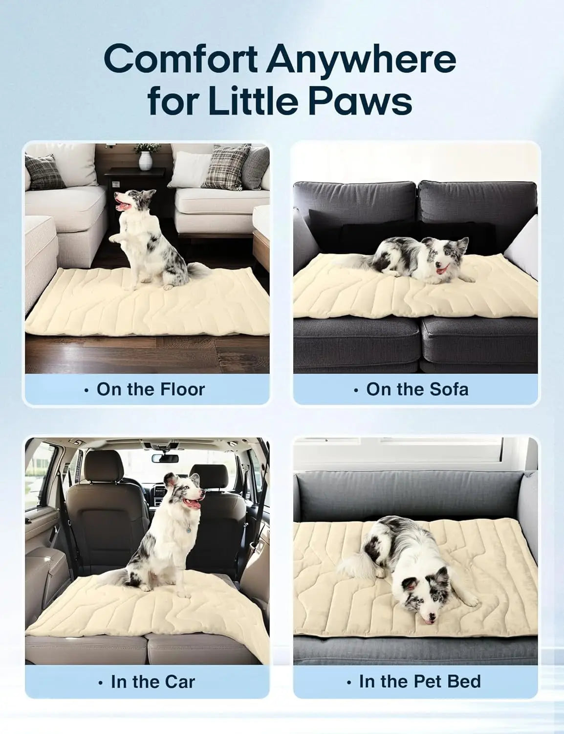 Dog Cooling Mat - Extra Large Summer Bed for Pets - Durable Ice Pad