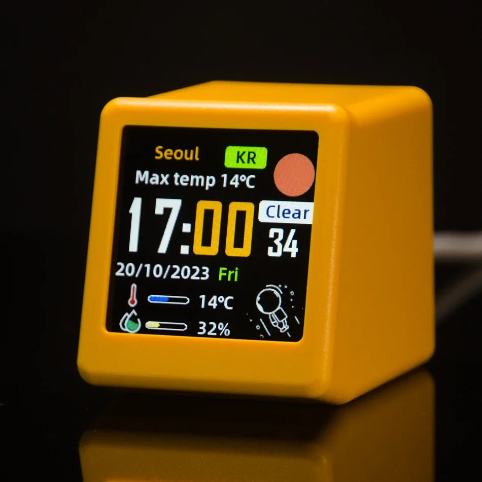 GeekMagic Smart WiFi Weather Forecast & Digital Photo Clock