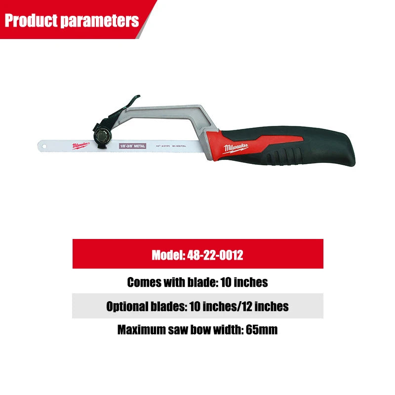 Milwaukee Compact 12" Bimetallic High-Speed Steel Hand Saw