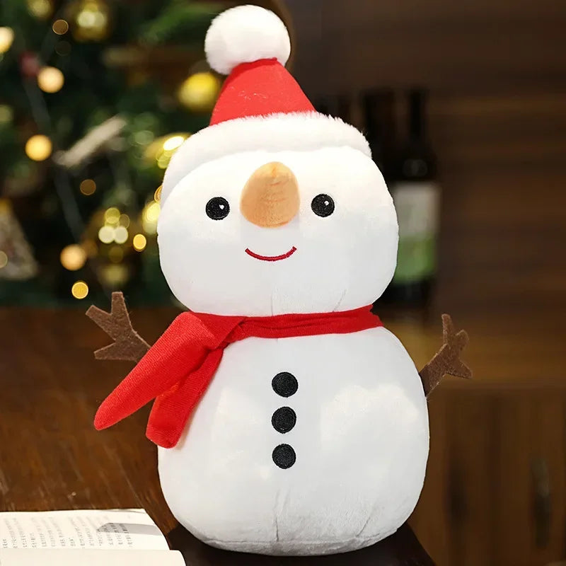 Adorable 23/40cm Plush Santa Claus & Snowman Dolls – Perfect Christmas Gift!