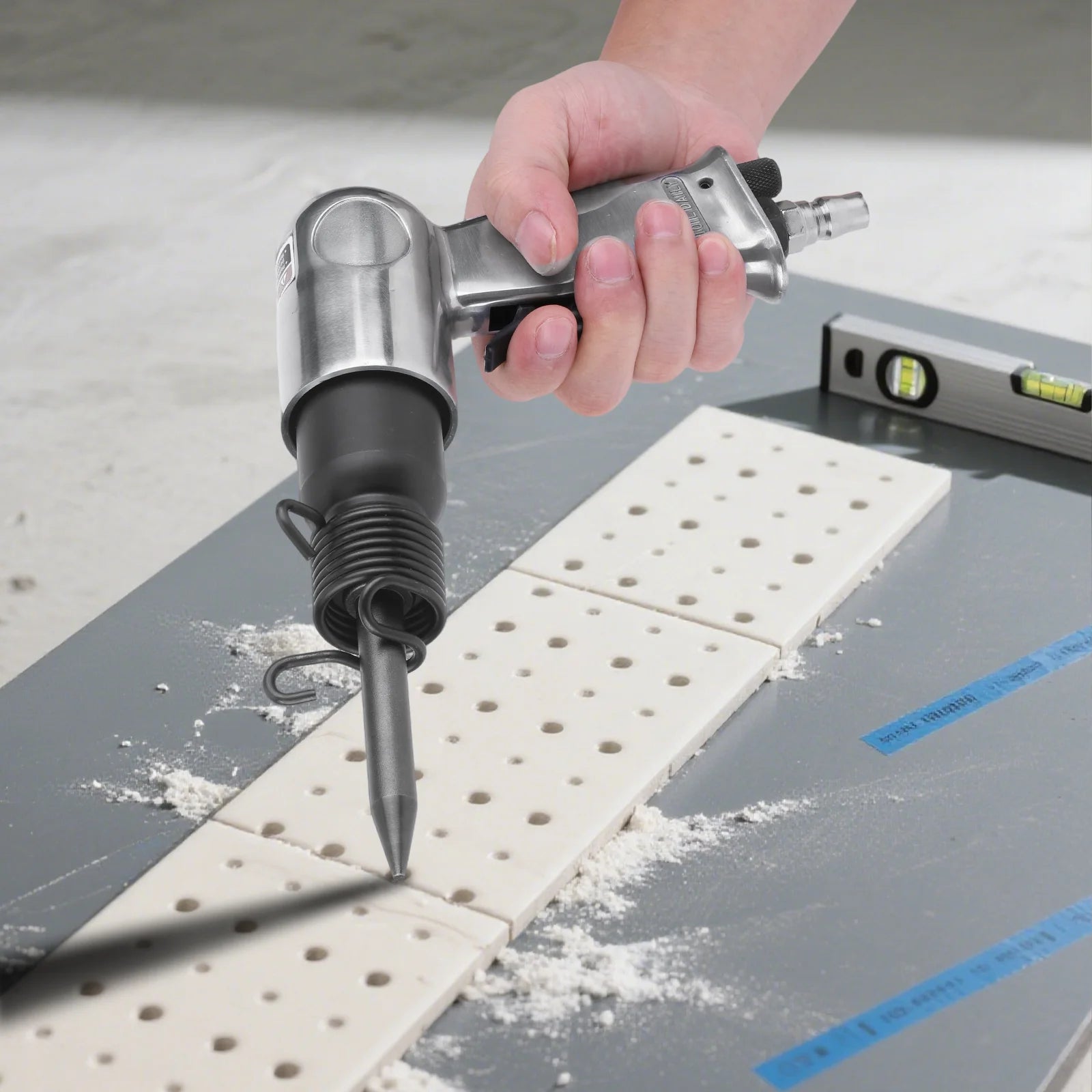 150mm Pneumatic Air Hammer Kit - 4500 BPM Chisel Tool