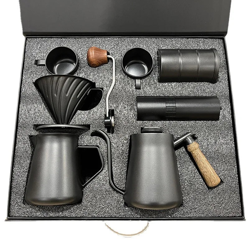 Exquisite Pour Over Coffee Tool Set - Perfect Gift Box!