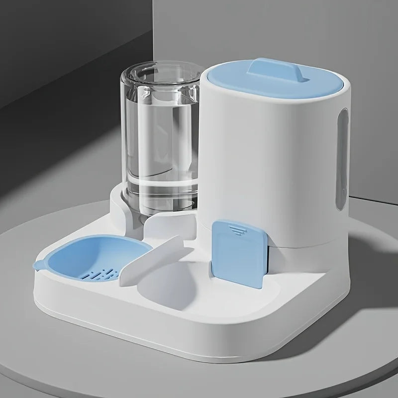 Large-Capacity Auto Gravity Cat Water Dispenser & Feeder