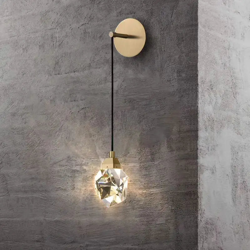 Modern Crystal Chandelier - Elegant Wall Lamp for Bedroom & Dining