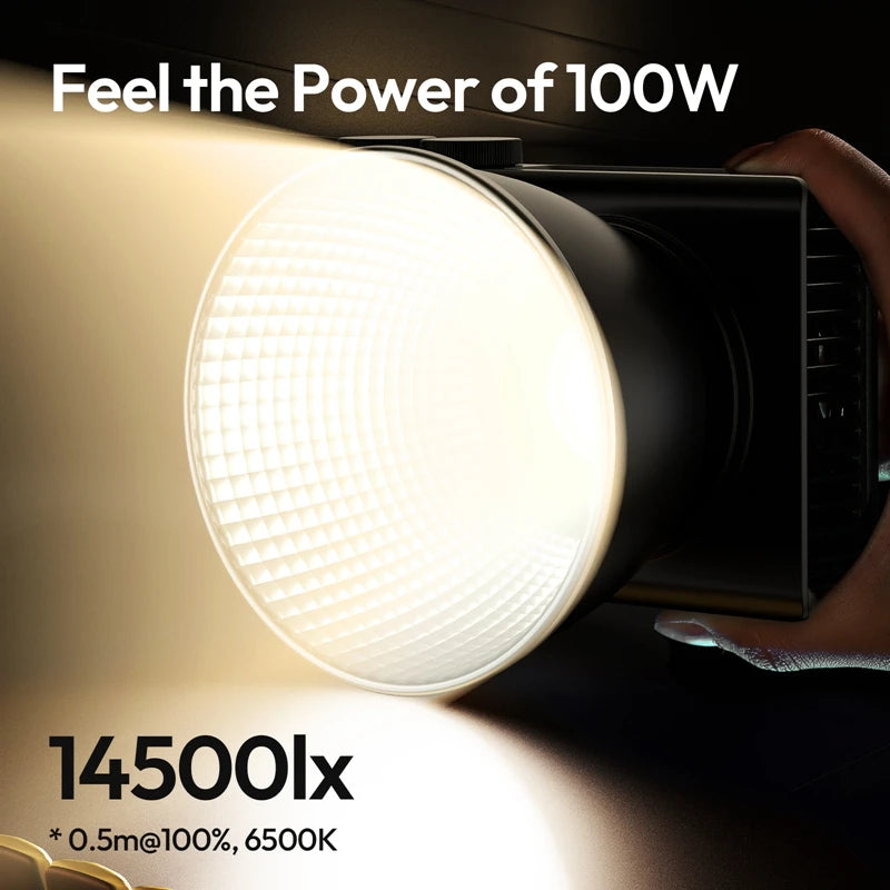 Ulanzi C01 100W Bi-Color COB Light with Cooling Fan for Vlogging