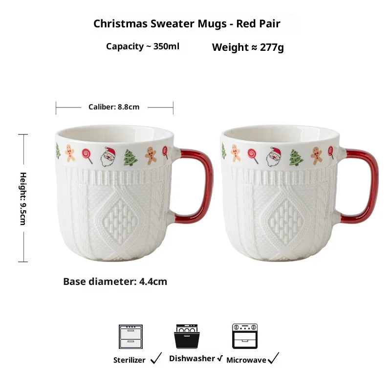 Elegant 12oz Ceramic Espresso Cup Set - Perfect for Coffee Lovers