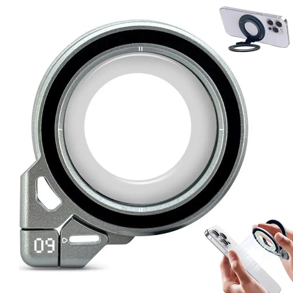 Magnetic Phone Ring Stand for Apple 12-16 Series - Ultra-Thin Grip