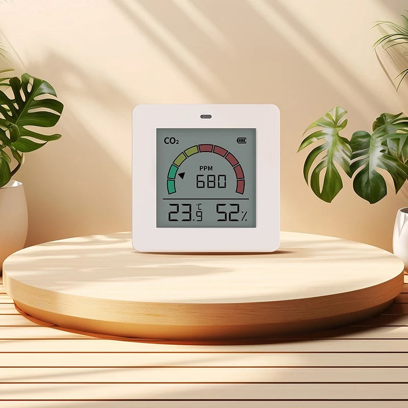 Miaomiaoce 3-in-1 Air Quality Detector: CO2, Temperature & Humidity