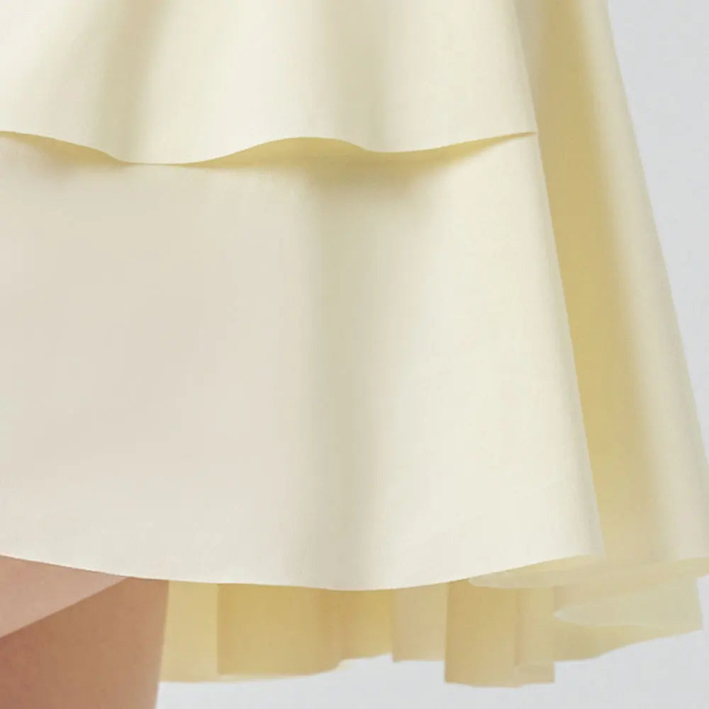 STOWN Women's High-Waisted Pleated Tennis Skirt - Sun Protection & Style