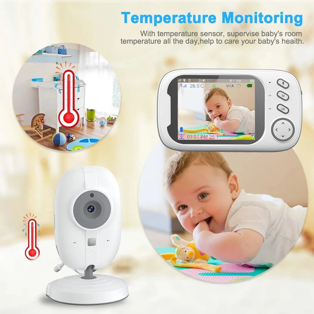 3.5-Inch Cdycam Baby Monitor with Camera & Two-Way Audio
