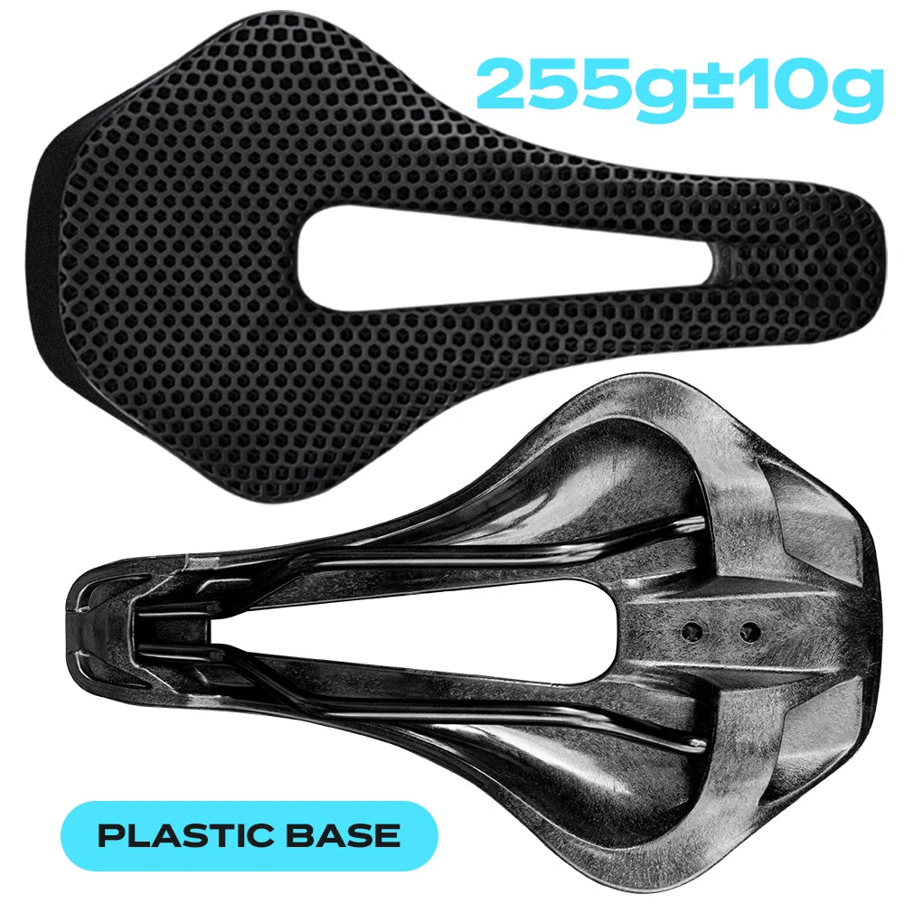 RYET Ultralight Carbon 3D Printed Saddle for Road & MTB Cycling