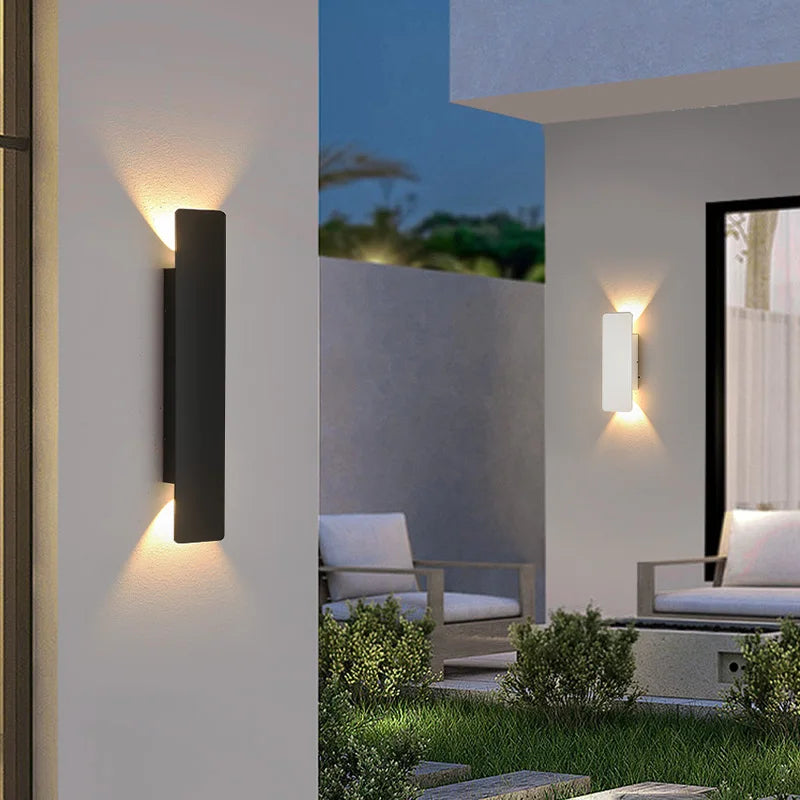 Pumous Outdoor Waterproof 18W LED Wall Lamp - Modern Design