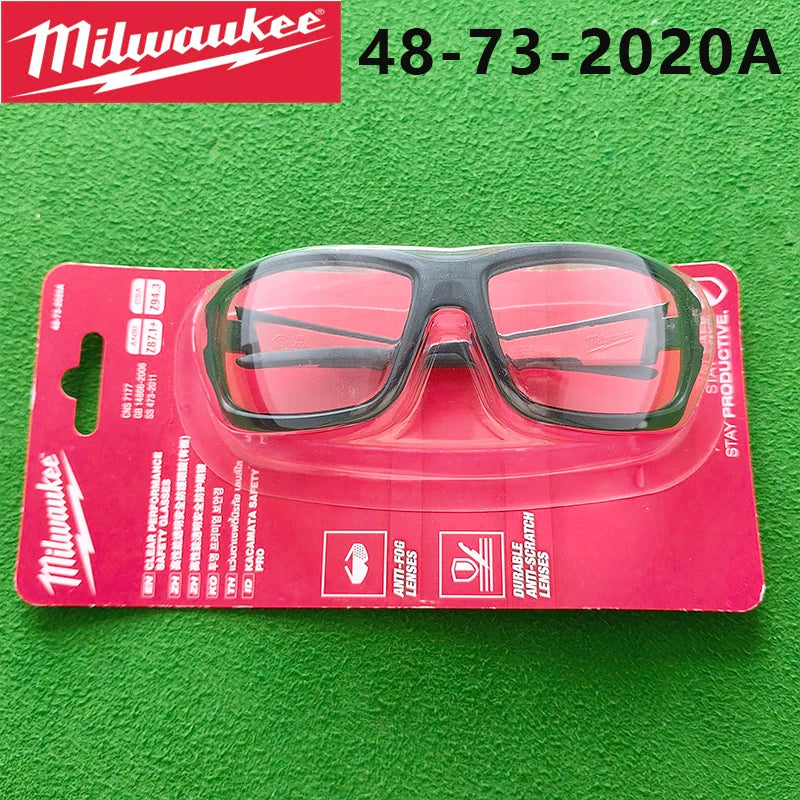Milwaukee Clear Performance Safety Glasses - Fog-Free & Anti-Scratch