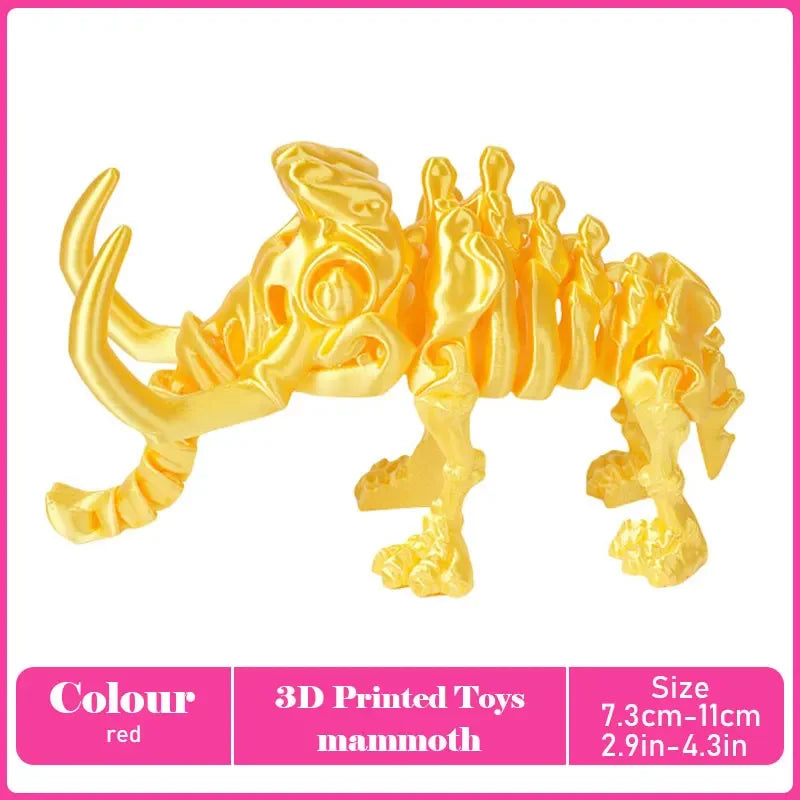 3D Printed Tyrannosaurus Rex Model | Movable Realistic Desktop Decoration