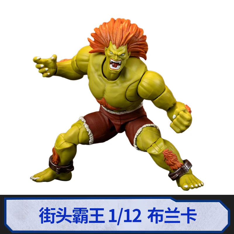 Street Fighter 6 Blanka, Sagat & Vega Action Figures - Collectible Set