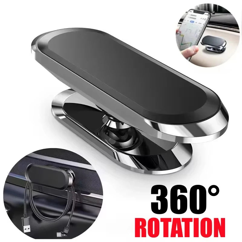 360° Magnetic Car Phone Holder for iPhone, Samsung & Xiaomi Devices