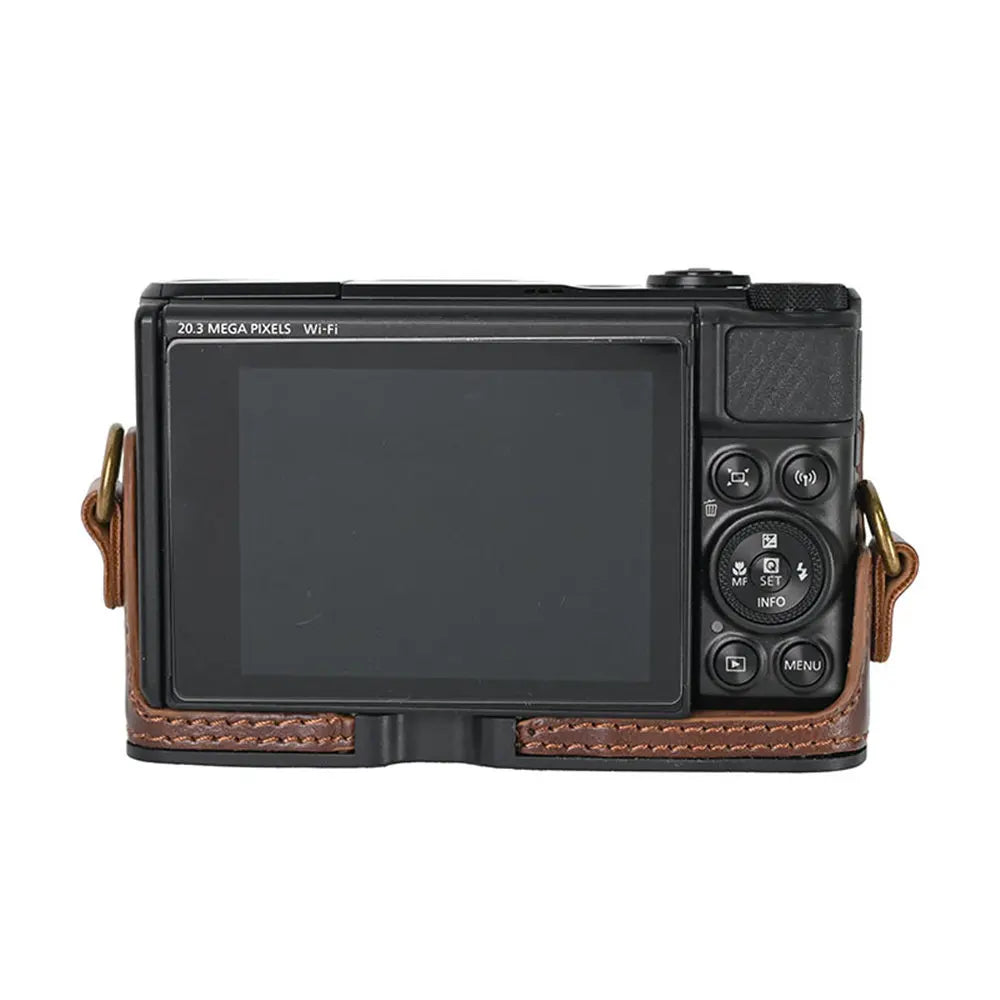 Premium PU Leather Case for Canon SX740 HS - Full Body Protection